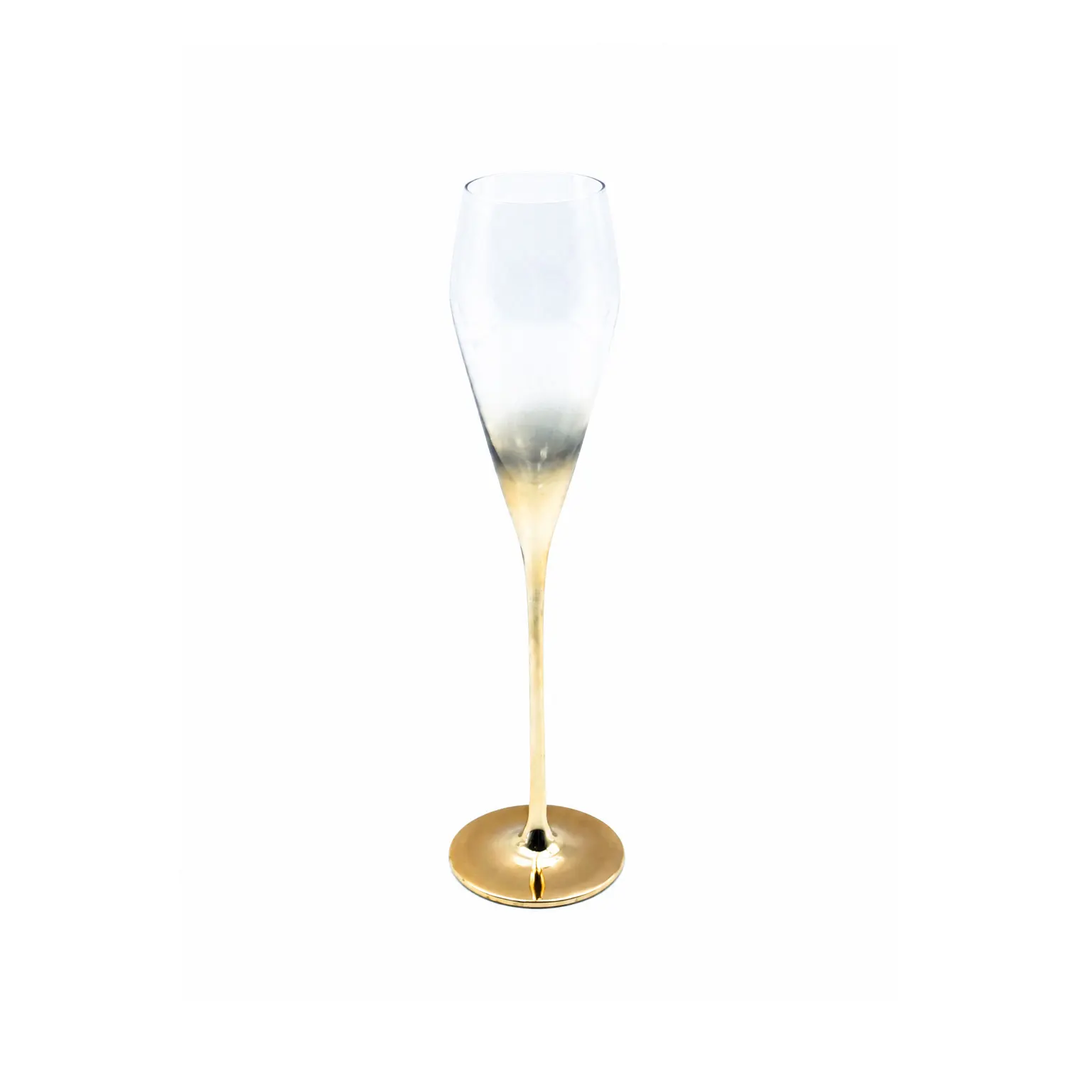 ZowieWare Golden Stem High-waist Premium Liuli Champagne Flute-1