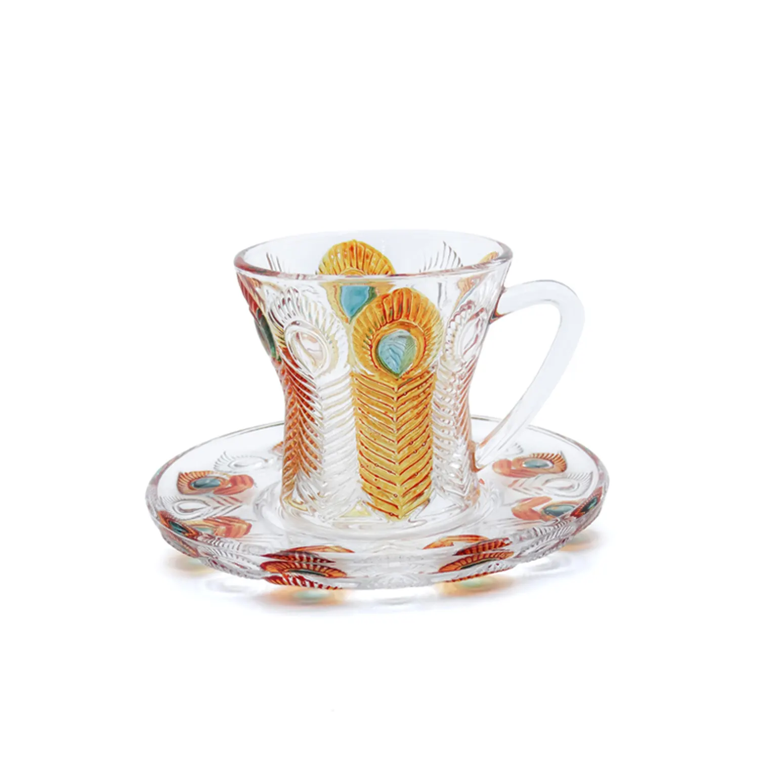 ZowieWare Peacock Coffee Cup Red-1